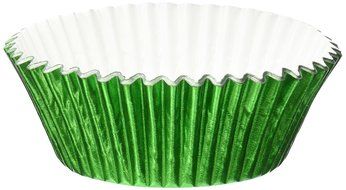 Jubilee Sweet Arts 50 Count Foil Cupcake Muffin Baking Cups, Green