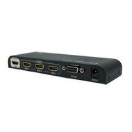 E-SDS UHD 4K@60Hz HDMI Switch ,5x1 HDMI Switch with IR Wireless Remote, Auto EDID, HDMI 2.0, HDCP 2.2, and RS232 N17