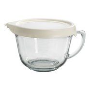 Anchor Hocking 2 Quart Glass Batter Bowl With Lid N3