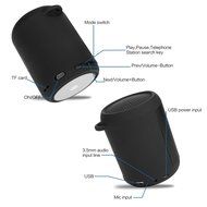 Bluetooth Speakers, YEONPHOM Super Bass Wireless Portable Outdoor Stereo Speaker with LED Colorful Light Build-in... N3