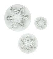 Fox Run Brands 67006 3-Piece Holly Leaf Fondant Plunger Cutter Set N5