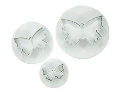 Fox Run Brands 67006 3-Piece Holly Leaf Fondant Plunger Cutter Set N6