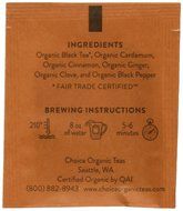 Choice Organic Mango Ceylon Tea with Vanilla, 20 Count Box N52