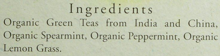 Choice Organic Mango Ceylon Tea with Vanilla, 20 Count Box N81