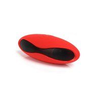 Aolyty Portable Mini Rugby Shape Wireless Bluetooth Speaker with Microphone Support FM &amp; TF Card Music Play Black N8
