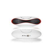Aolyty Portable Mini Rugby Shape Wireless Bluetooth Speaker with Microphone Support FM &amp; TF Card Music Play Black N22