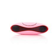 Aolyty Portable Mini Rugby Shape Wireless Bluetooth Speaker with Microphone Support FM &amp; TF Card Music Play Black N24