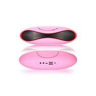 Aolyty Portable Mini Rugby Shape Wireless Bluetooth Speaker with Microphone Support FM &amp; TF Card Music Play Black N26