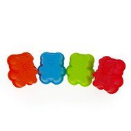 MIREN Bear Shape Reusable &amp; Non-stick Silicone Baking Cups / Cupcake Liners / Muffin Cup Molds in Storage Container... N2