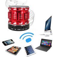 ANRANK BS64790AK Portable Mini Super Bass Stereo Bluetooth Speakers Metal Steel Wireless Audio Player With Mic... N5