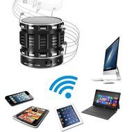 ANRANK BS64790AK Portable Mini Super Bass Stereo Bluetooth Speakers Metal Steel Wireless Audio Player With Mic... N13
