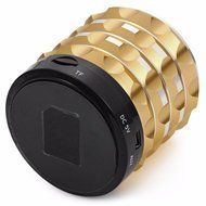 ANRANK BS64790AK Portable Mini Super Bass Stereo Bluetooth Speakers Metal Steel Wireless Audio Player With Mic... N16