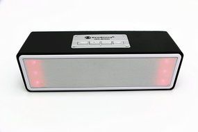 Bluetooth Speakers, Portable Wireless Stereo Speaker with 7 LED Visual Modes and Build-in Microphone Support Hands-free... N2