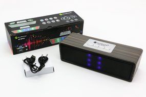 Bluetooth Speakers, Portable Wireless Stereo Speaker with 7 LED Visual Modes and Build-in Microphone Support Hands-free... N7