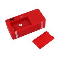 Hannuo Portable Wireless Bluetooth Mini FM SD USB Flash Drive Mic Bass Speaker (Red) N4