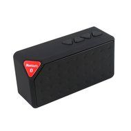 Hannuo Portable Wireless Bluetooth Mini FM SD USB Flash Drive Mic Bass Speaker (Red) N7