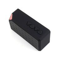 Hannuo Portable Wireless Bluetooth Mini FM SD USB Flash Drive Mic Bass Speaker (Red) N10