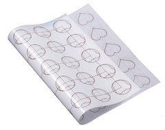 Bluedrop Non-Stick Silicone Baking Mat for Macarons 15.3&quot; X 11.0&quot; White N2