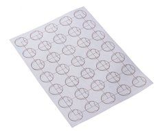 Bluedrop Non-Stick Silicone Baking Mat for Macarons 15.3&quot; X 11.0&quot; White N4