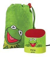 Kermit The Frog Portable Rechargeable Speaker with Carrying Case for MP3 Players/iPhone/iPad, DK-M63