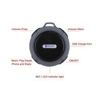 BONUSIS Wireless Bluetooth 3.0 Speakers Waterproof Dustproof Shockproof Mini Portable Stereo Loudspeaker Sound... N5
