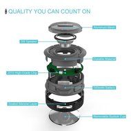 BONUSIS Wireless Bluetooth 3.0 Speakers Waterproof Dustproof Shockproof Mini Portable Stereo Loudspeaker Sound... N6