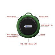 BONUSIS Wireless Bluetooth 3.0 Speakers Waterproof Dustproof Shockproof Mini Portable Stereo Loudspeaker Sound... N11