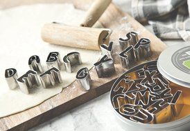 Fox Run 26-Piece Alphabet Cookie Cutter Set