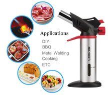 Culinary Torch, LEOKOR Kitchen Torch - Best Creme Brulee Troch - Home Chef Professional Grade Cooking Torch -... N5