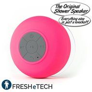 Splash Tunes - Waterproof Bluetooth Wireless Portable Shower Speaker by FRESHeTECH, Blue N11