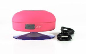 Splash Tunes - Waterproof Bluetooth Wireless Portable Shower Speaker by FRESHeTECH, Blue N12