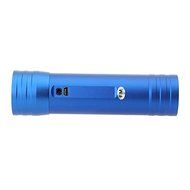 Flashlight Mini Speaker With Bicycle Stand For iPhone Samrtphone Color Blue N2