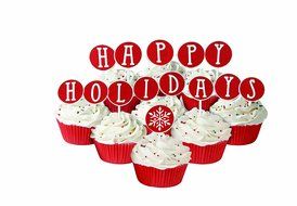 Wilton 2113-0284 Message Pix, Happy Holidays, 14-Count