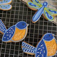 Bird Cookie and Fondant Cutter - Ann Clark - 4.1 Inches - US Tin Plated Steel N4