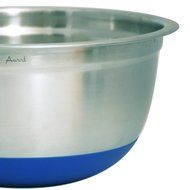 Aarrt Heavy Duty Large Stainless Steel Bowls with Lids, Silicone Bottom Bowls, and Volume Measurements N5