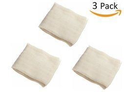 Unbleached Cheesecloth 9 Sq ft 100% Cotton Washable and Reusable N4