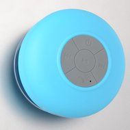 Sinduc Mini Bluetooth Speaker Waterproof Wireless Handsfree for Car Shower Home Mic Blue