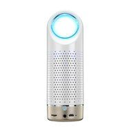 Rubility Portable Bluetooth Speaker Wireless Mini Speaker with Blue Light TF Cards White N4
