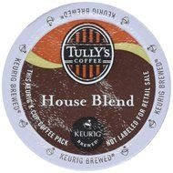 Tully&#039;s Coffee, House Blend, K-Cup for Keurig K-Cup Brewers (MEDIUM ROAST COFFEE-EXTRA BOLD) (Pack of 96)