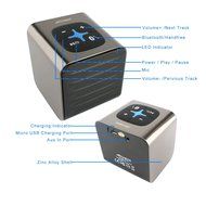 Wireless Speakers, Archeer Portable Bluetooth Speaker Ultra Crystal Clear Sound with Built-in Microphone, Work... N4
