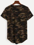 AIMTOPPY Fashion Women Camouflage Print Loose Short Sleeve Blouse Casual Tops T-Shirt (M, Camouflage) N2