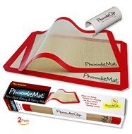 THE ORIGINAL PHOODIEMAT - Premium Silicone Baking Mat/Pastry Mat &amp; Cookie Sheet/Baking Sheet Liner - Includes...