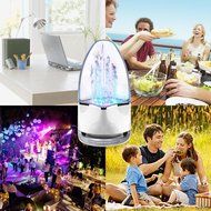 Domon&reg; LED Music Fountain Dancing Water Bluetooth Speaker Colorful Light And Water Show Mini Subwoofer Speaker... N8