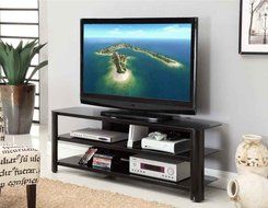 Innovex Oxford TV Stand, 65-Inch, Black N11