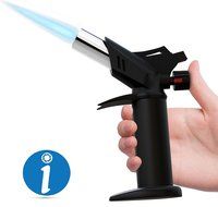 Safest Culinary Torch - Professional Cooking Torch - Best Summer Chef Gift BBQ Tool - Butane Kitchen Blow Torch...