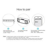 Bluedio Portable Bluetooth Wireless Stereo Speaker with Microphone-silver N6