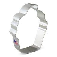 Ann Clark Cupcake Cookie Cutter - 4 Inches - Tin Plated Steel