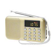Portable Am Fm Radio Mp3 Music Player Speaker Support Micro Sd/TF Card with LED Screen Display and Emergency Flashlight...