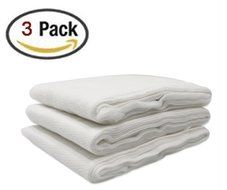 Homder 3 Pack Natural Ultra Fine 100% Cotton Unbleached Cheesecloth 20 Sq Feet (3 YD) Best Meterial for Halloween...
