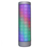 GINGOOD LED Bluetooth Speakers Portable Hip-Hop Wireless Dancing Colorful Bass Build in Microphone Black N10